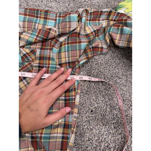 Vintage GWG Cowboy Kings Plaid Button Up Shirt Pearl Snaps Medium EUC - Picture 5 of 5